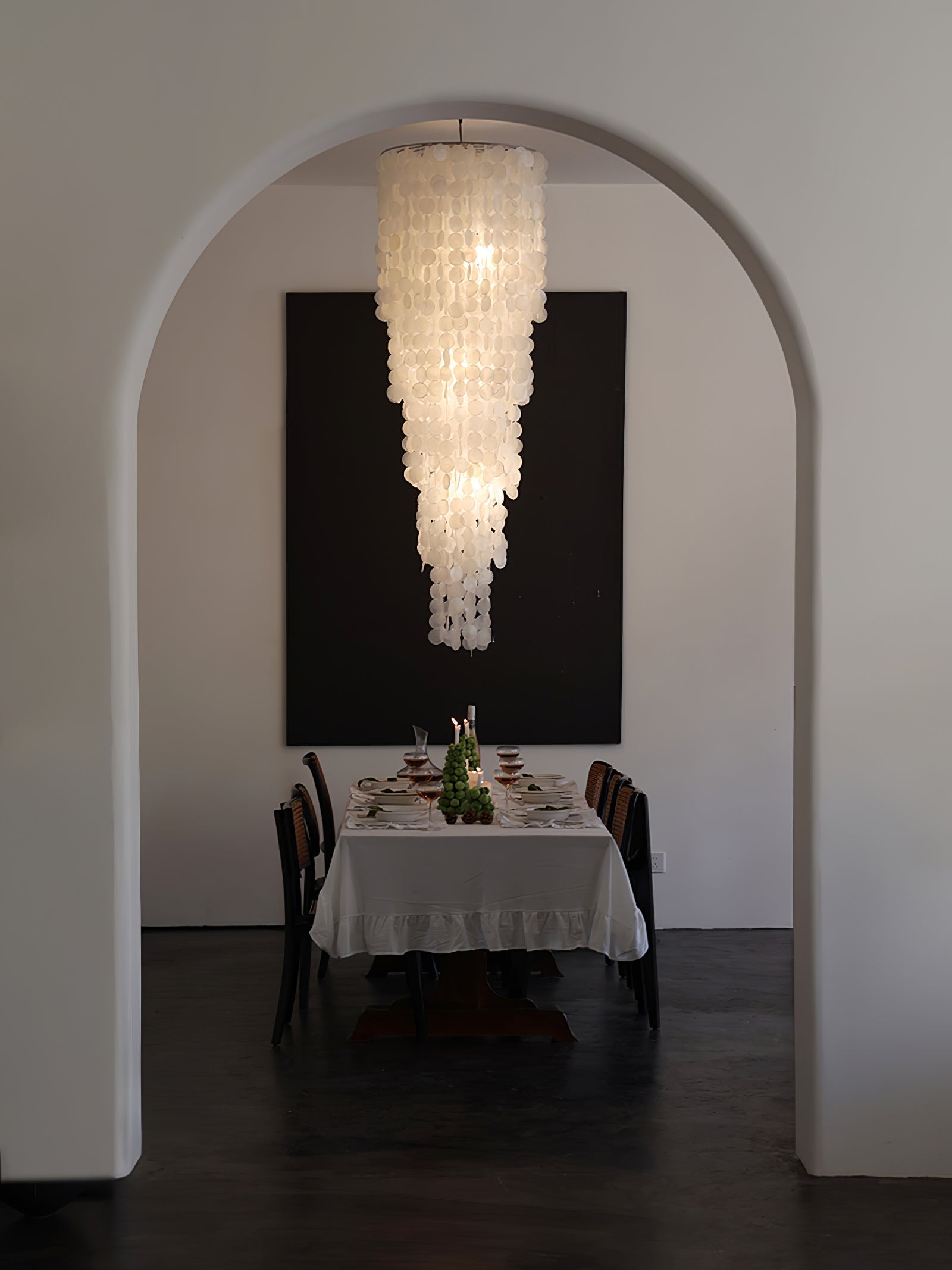 Modern Nerida Shell Chandelier-Chandelier-Briglighting