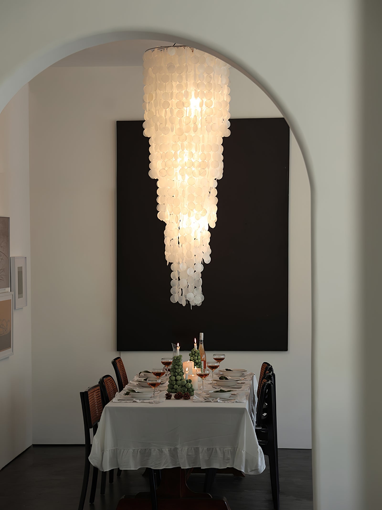 Modern Nerida Shell Chandelier-Chandelier-Briglighting