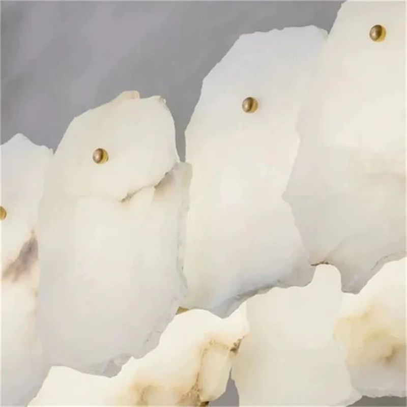 Sbulas Alabaster Linear Chandelier-Chandelier-Briglighting