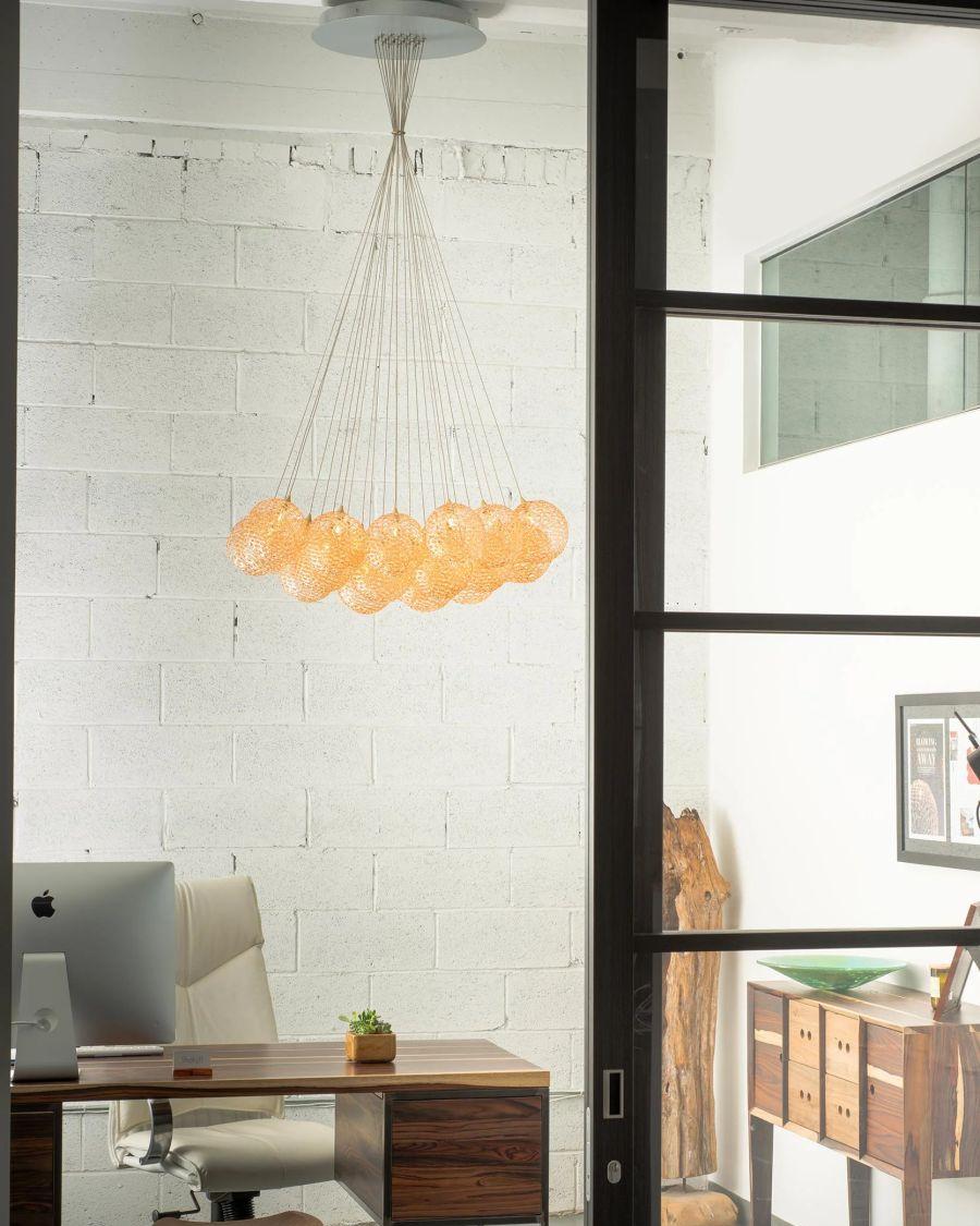 Planet Cluster Chandelier-Chandelier-Briglighting