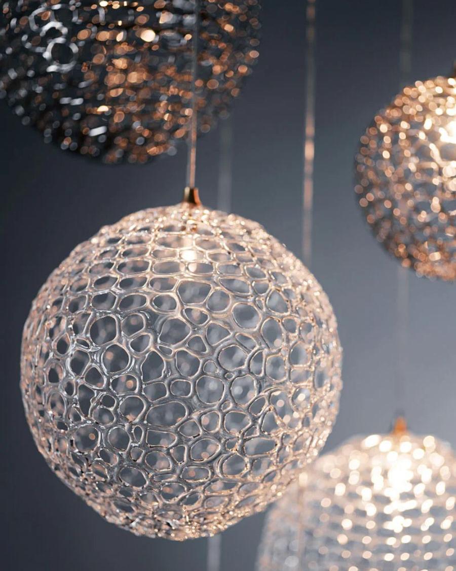 Planet Round Chandelier-Chandelier-Briglighting