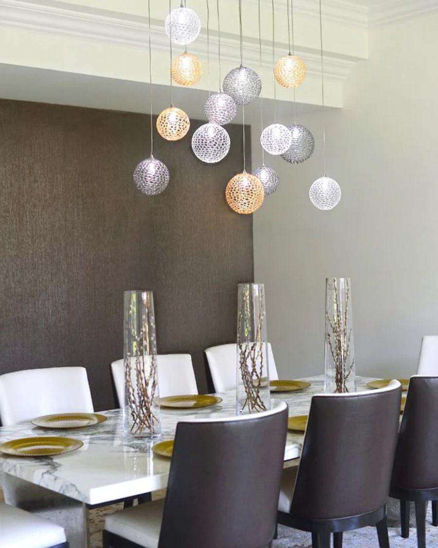 Planet Round Chandelier-Chandelier-Briglighting