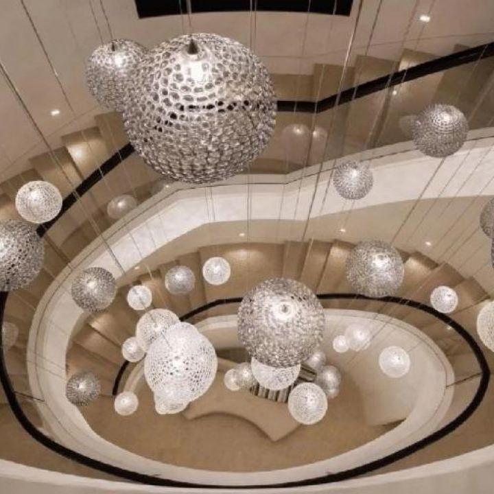 Planet Rectangle Chandelier-Chandelier-Briglighting