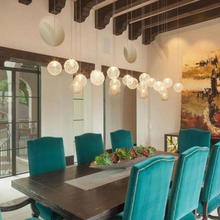 Planet Rectangle Chandelier-Chandelier-Briglighting