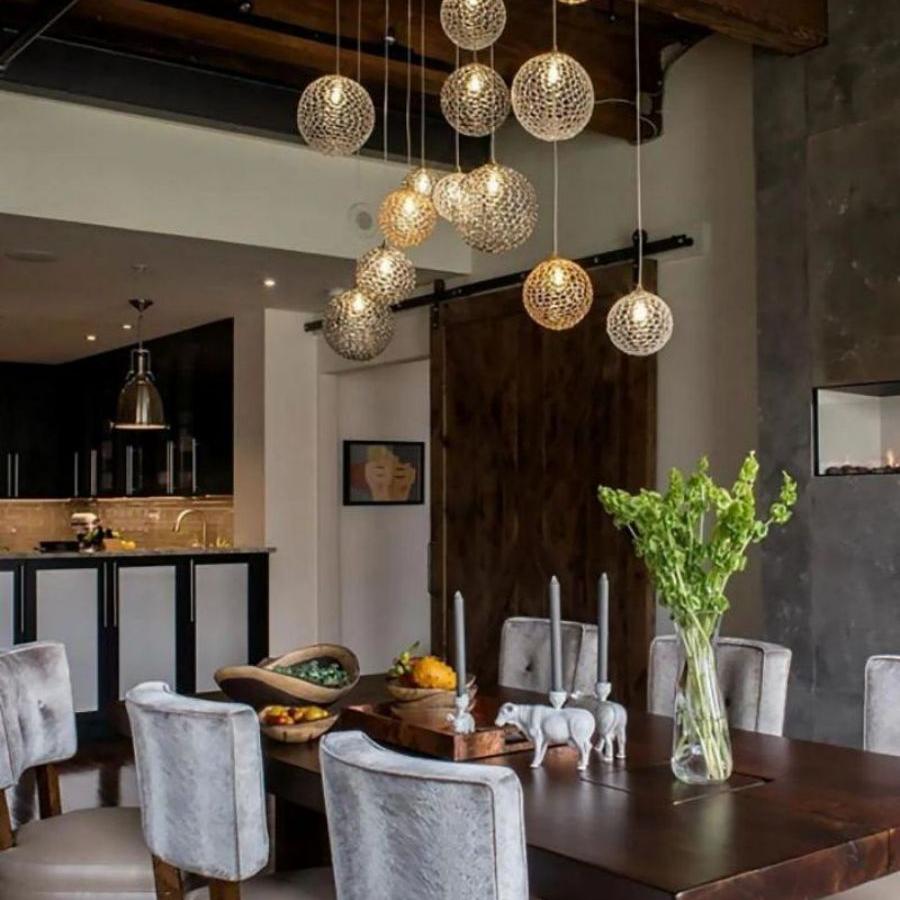 Planet Rectangle Chandelier-Chandelier-Briglighting
