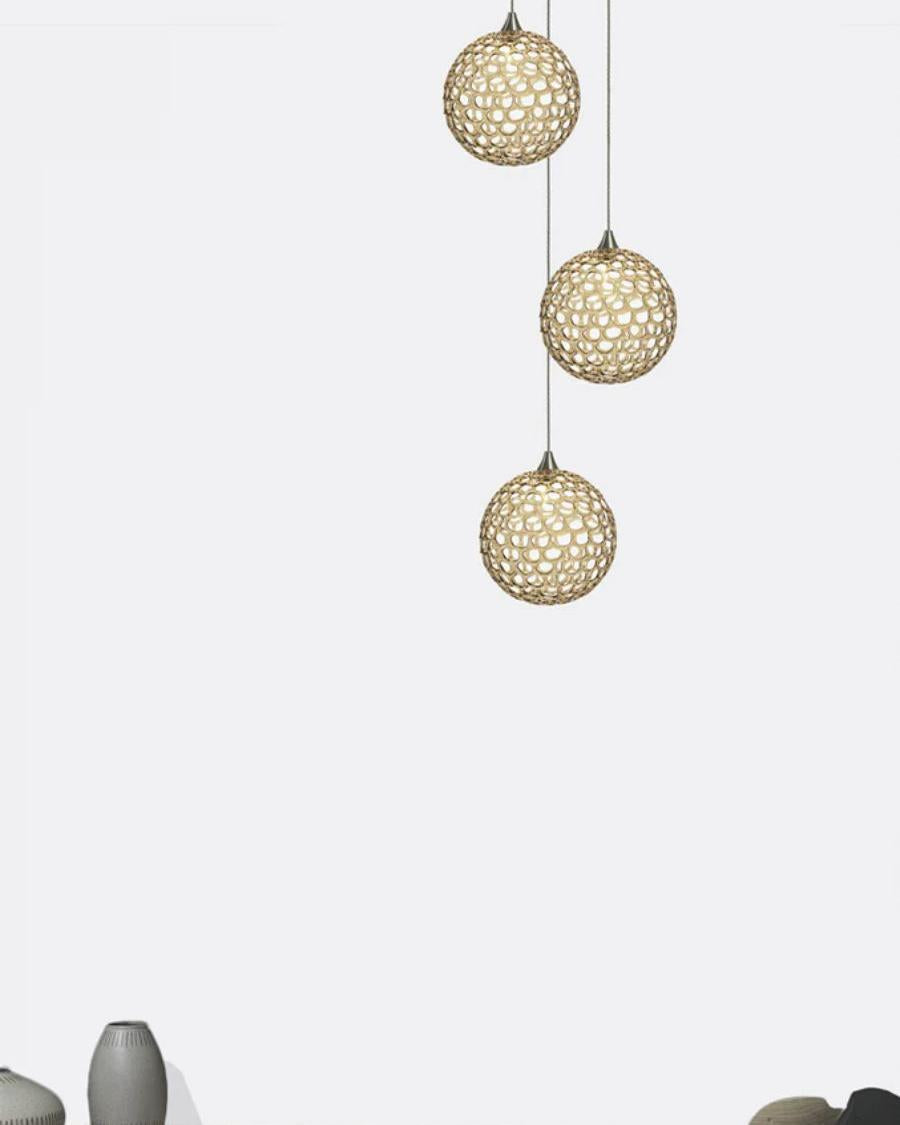 Planet Small Round Chandelier-Chandelier-Briglighting