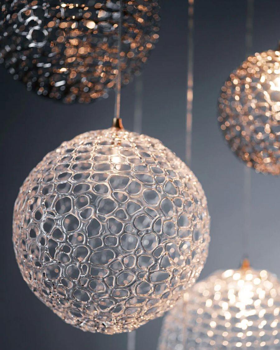 Planet Small Round Chandelier-Chandelier-Briglighting