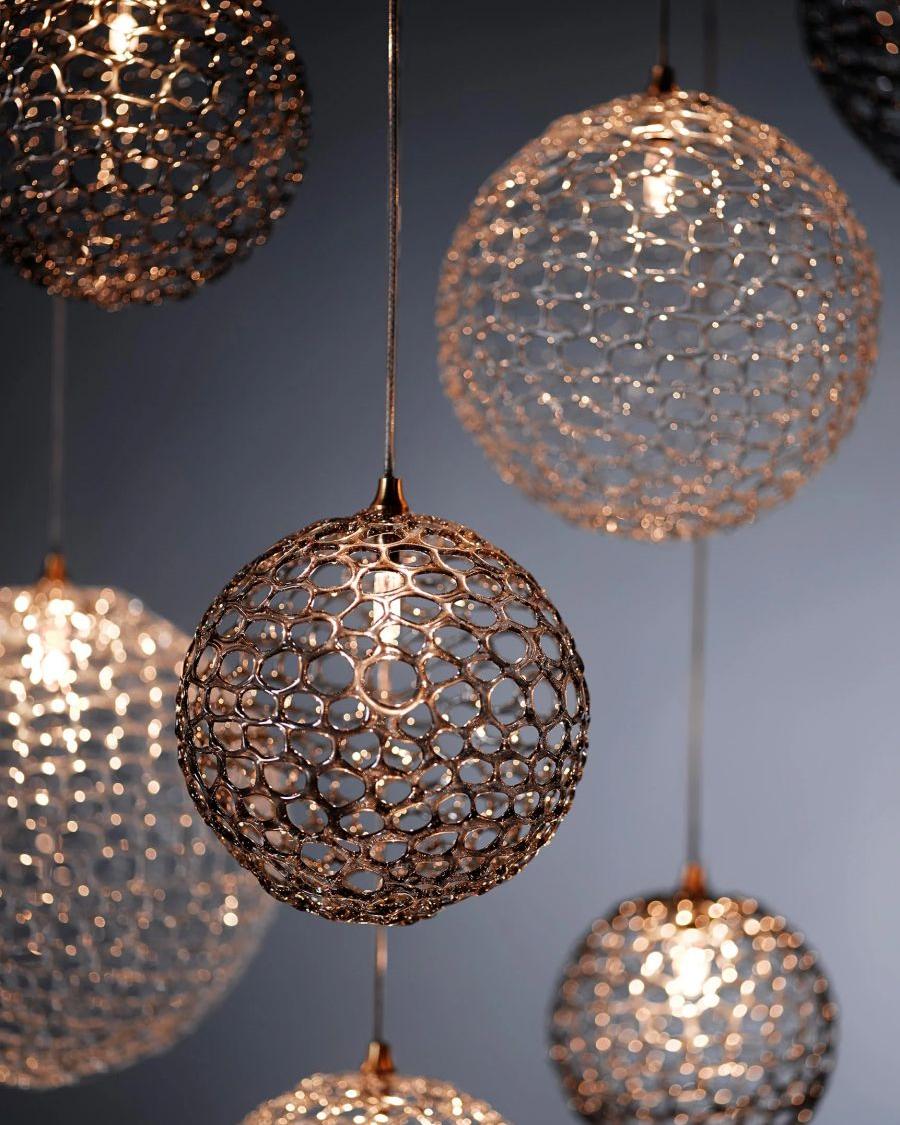 Planet Small Round Chandelier-Chandelier-Briglighting