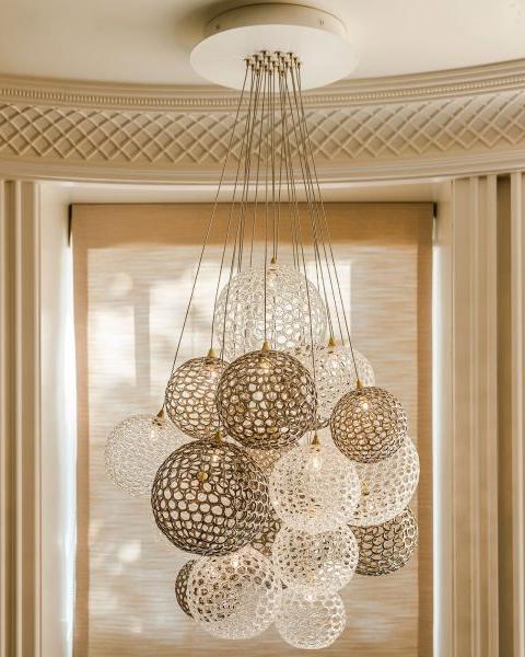 Planet Small Round Chandelier-Chandelier-Briglighting