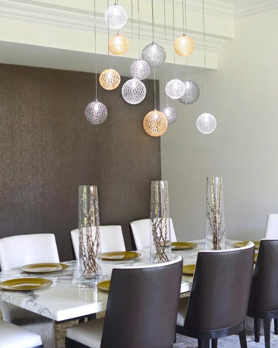 Planet Square Chandelier-Chandelier-Briglighting