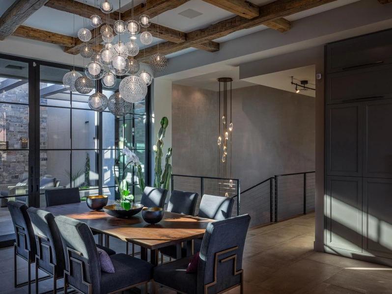Planet Square Chandelier-Chandelier-Briglighting