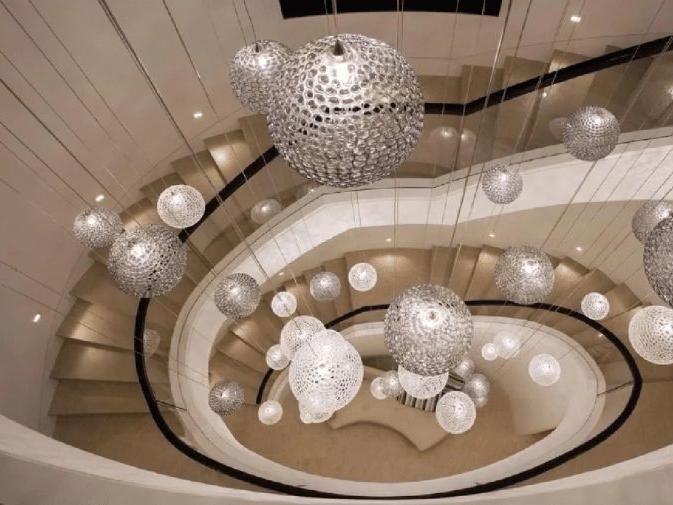Planet Square Chandelier-Chandelier-Briglighting