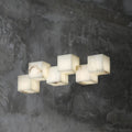 Alabaster Cubic Rectangular Chandelier-chandeliers for dining room,chandeliers for stairways,chandeliers for foyer,chandeliers for bedrooms,chandeliers for kitchen,chandeliers for living room-Briglighting