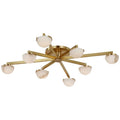 Propeller Alabaster Flushmount 8-Light 12-Light-Chandelier-Briglighting