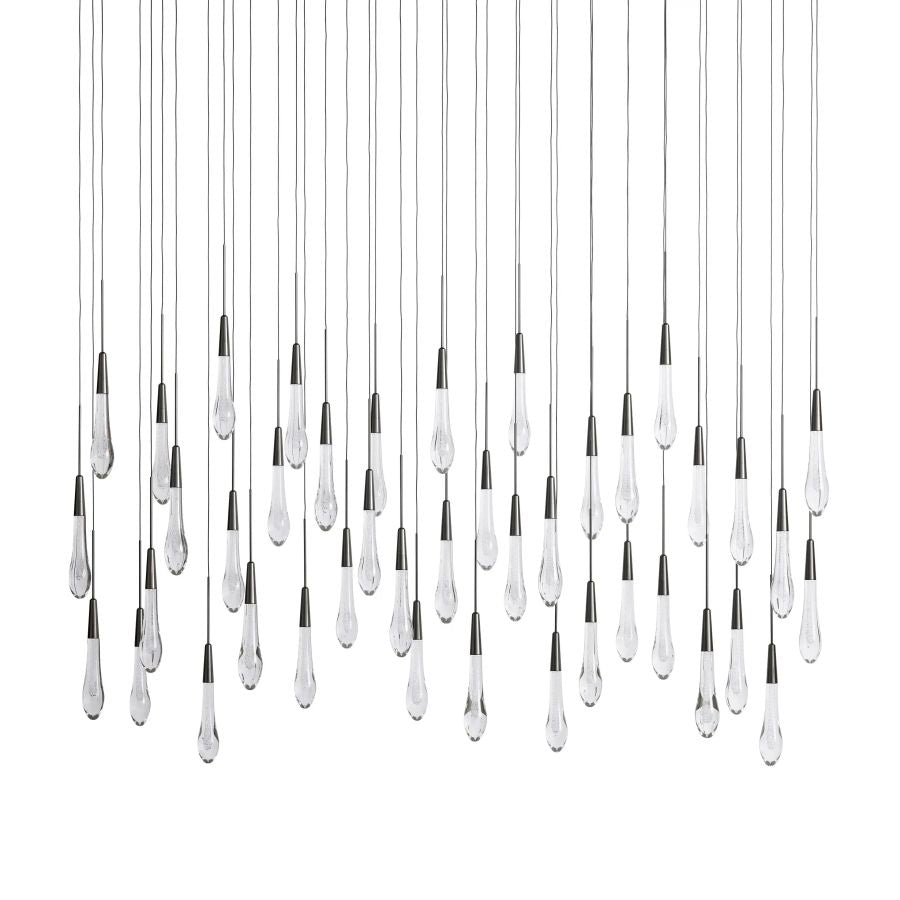 Raindrop Linear Chandelier-Chandelier-Briglighting