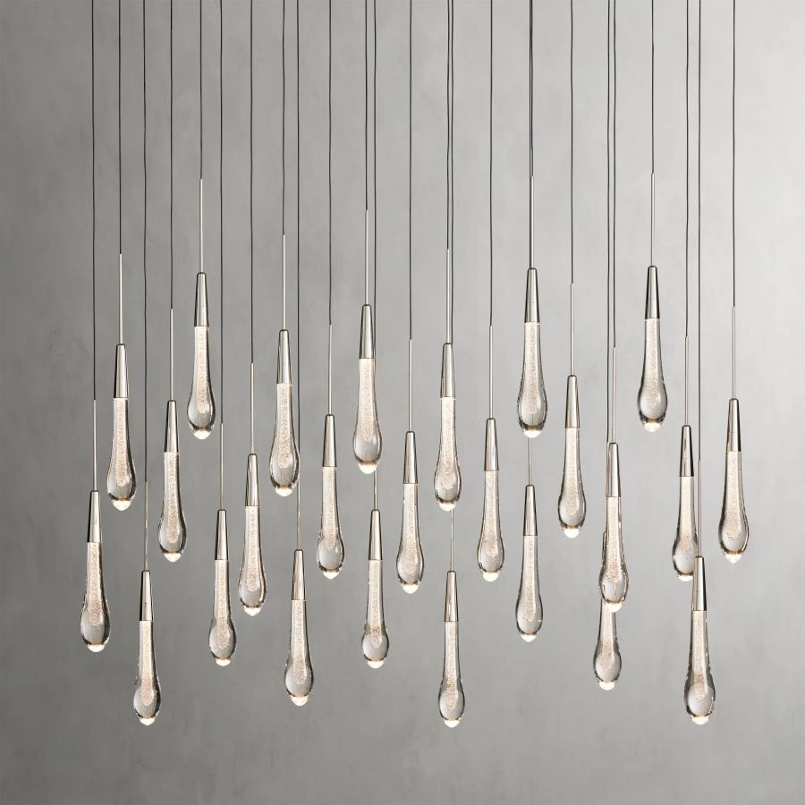 Raindrop Linear Chandelier-Chandelier-Briglighting