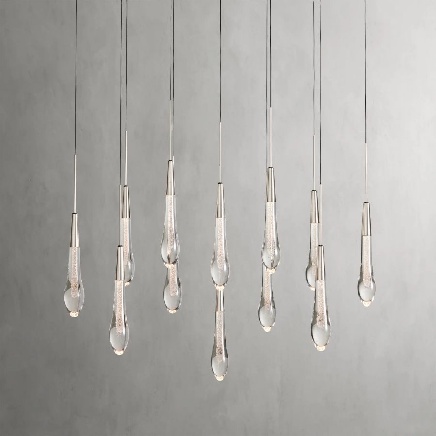 Raindrop Linear Chandelier-Chandelier-Briglighting