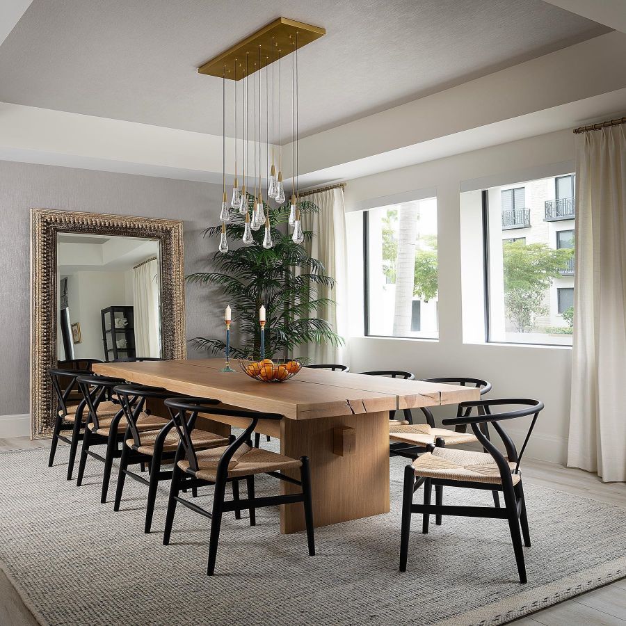 Raindrop Linear Chandelier-Chandelier-Briglighting