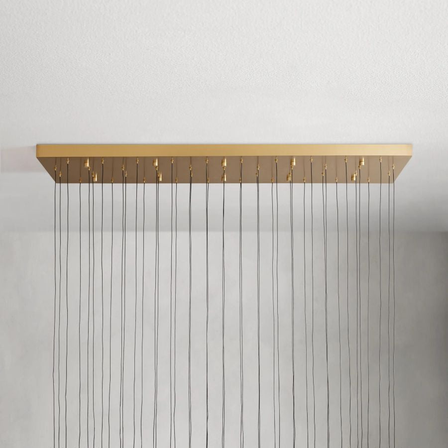 Raindrop Linear Chandelier-Chandelier-Briglighting