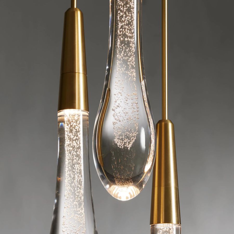 Raindrop Linear Chandelier-Chandelier-Briglighting