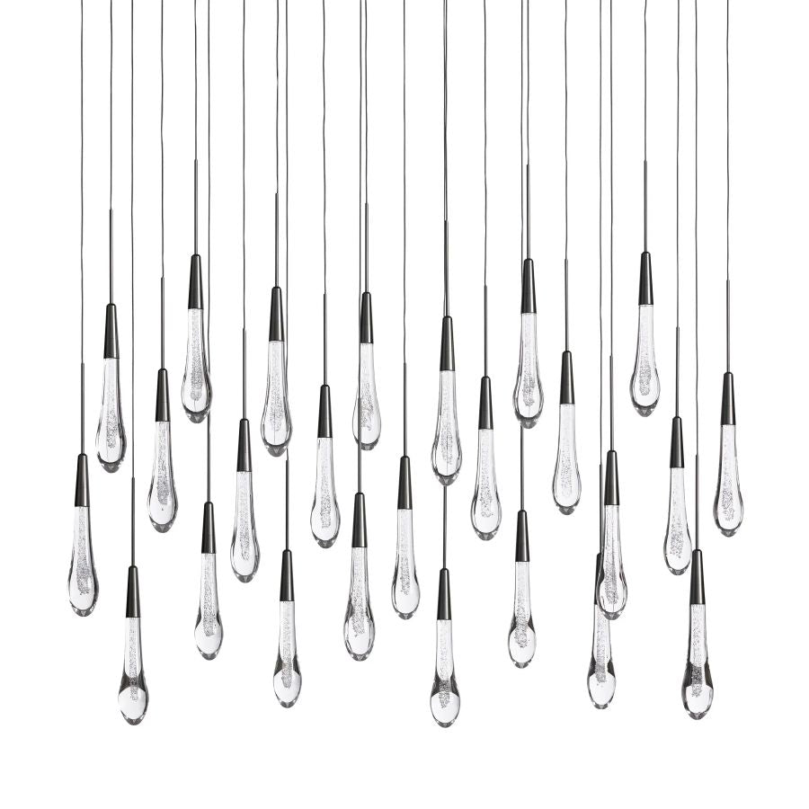 Raindrop Linear Chandelier-Chandelier-Briglighting