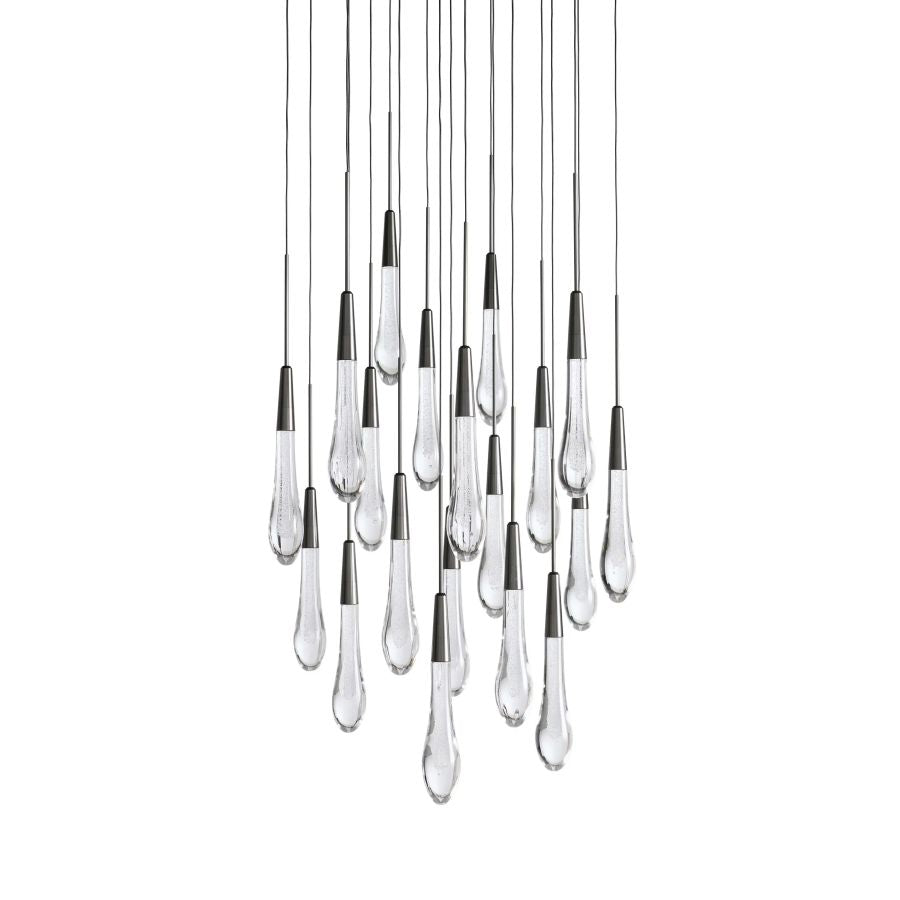 Raindrop Round Chandelier-Chandelier-Briglighting