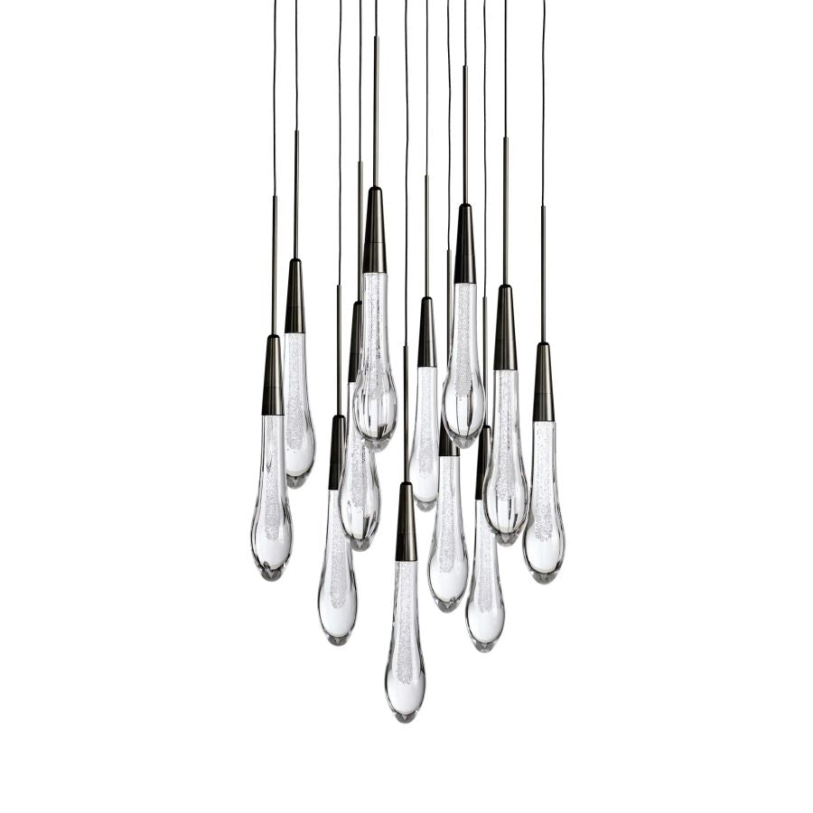 Raindrop Round Chandelier-Chandelier-Briglighting