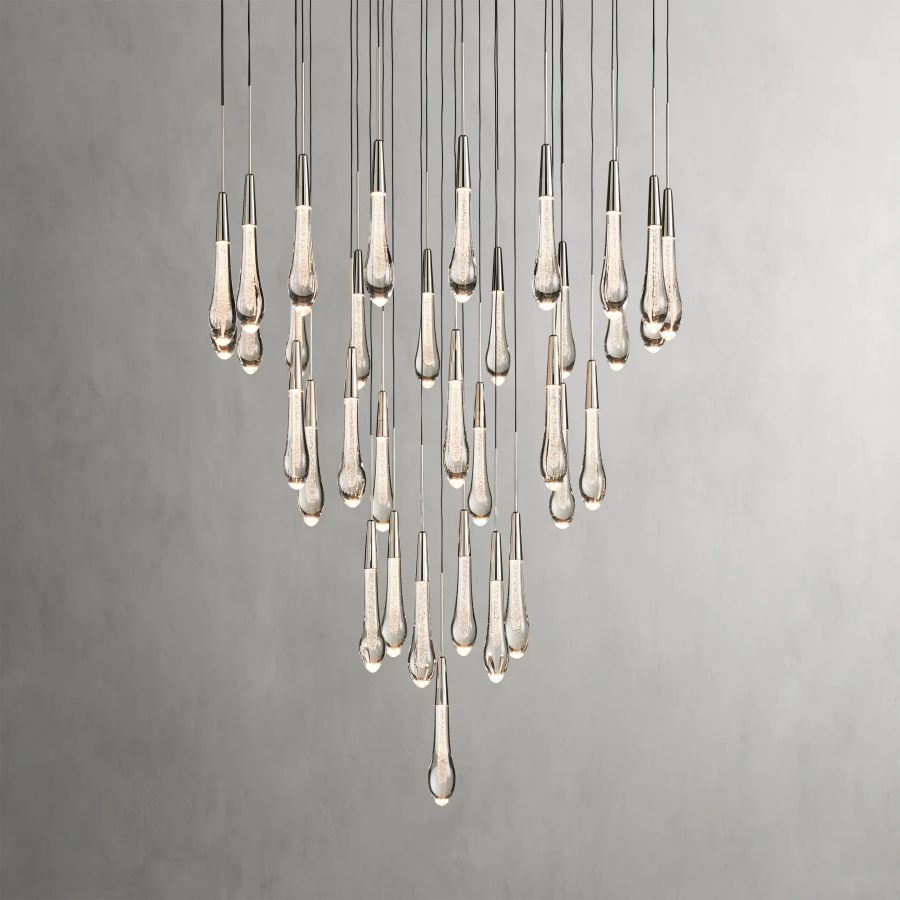 Raindrop Round Chandelier-Chandelier-Briglighting