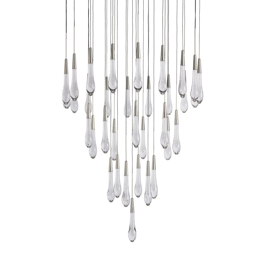 Raindrop Round Chandelier-Chandelier-Briglighting