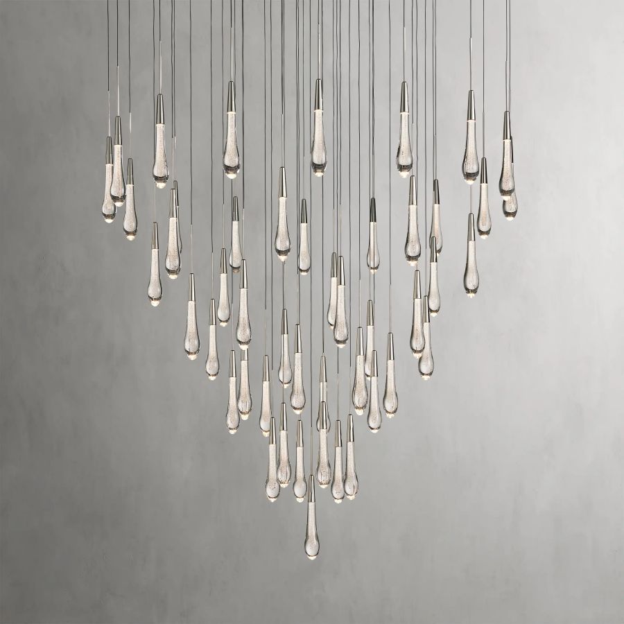 Raindrop Round Chandelier-Chandelier-Briglighting