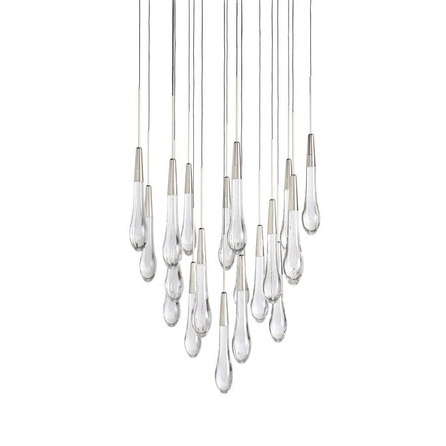 Raindrop Round Chandelier-Chandelier-Briglighting