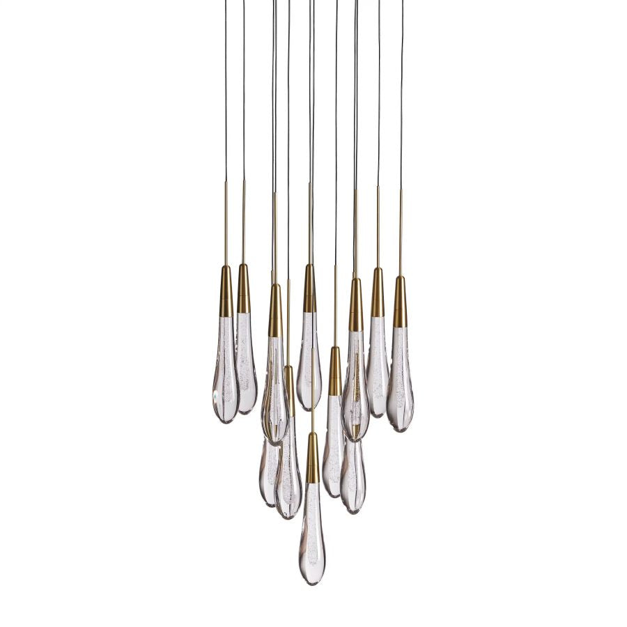 Raindrop Round Chandelier-Chandelier-Briglighting
