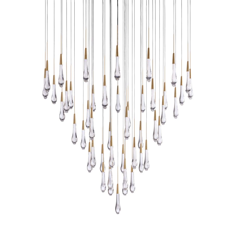 Raindrop Round Chandelier-Chandelier-Briglighting