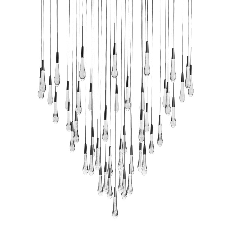 Raindrop Round Chandelier-Chandelier-Briglighting