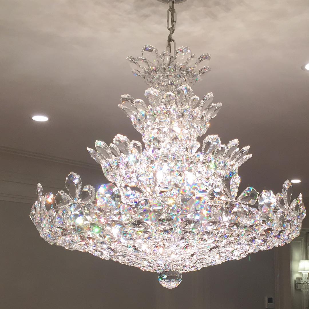 Luxury Empire Floral Crystal Chandelier-Briglighting