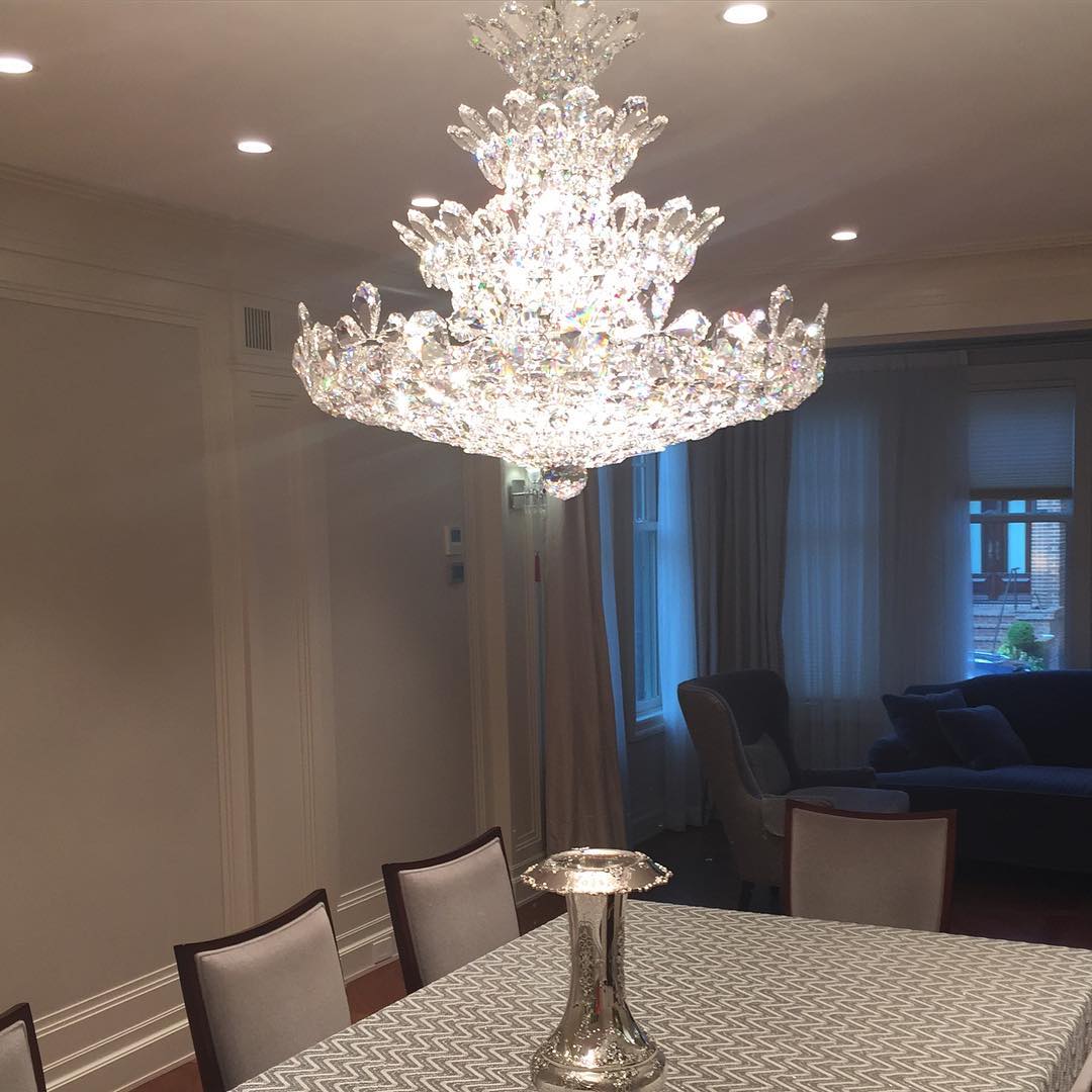 Luxury Empire Floral Crystal Chandelier-Briglighting