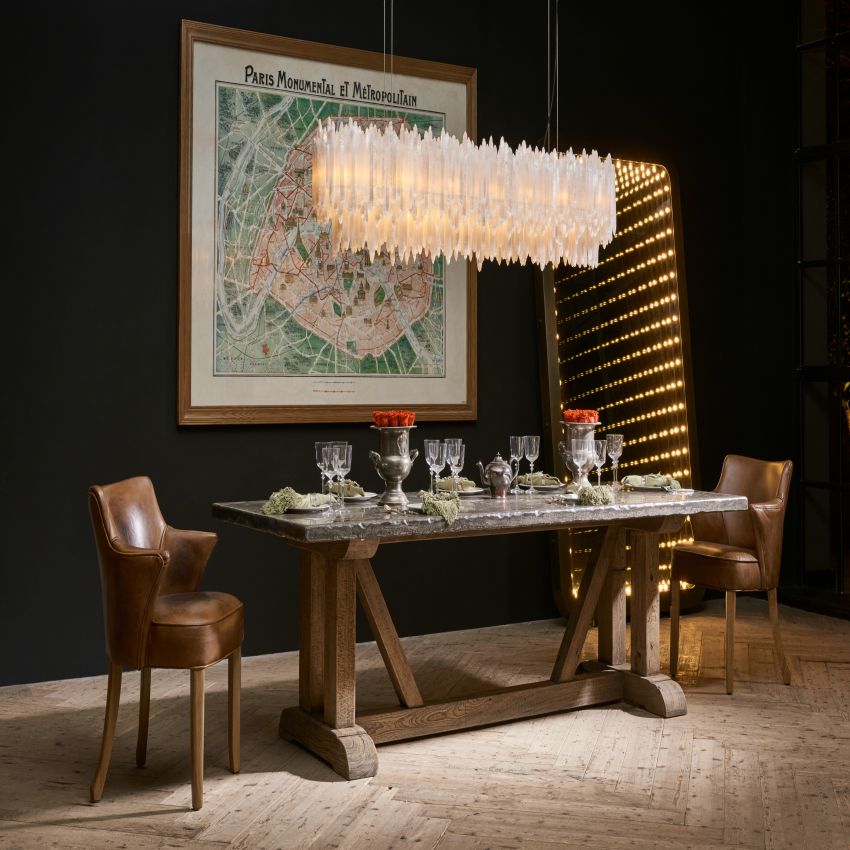 Claire Square Chandelier-Chandelier-Briglighting