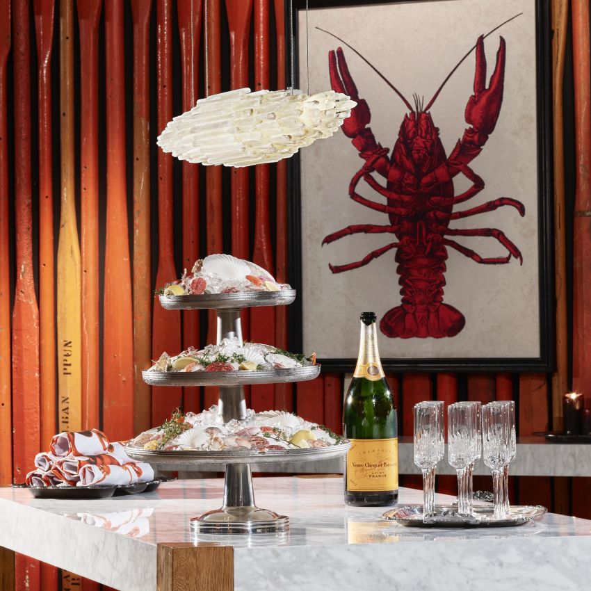 Claire Square Chandelier-Chandelier-Briglighting