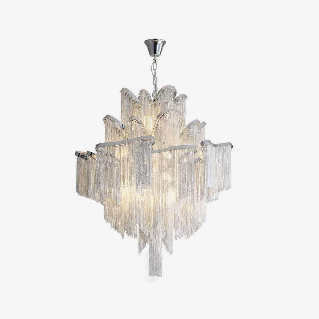 Stream Chain Chandelier-Chandelier-Briglighting