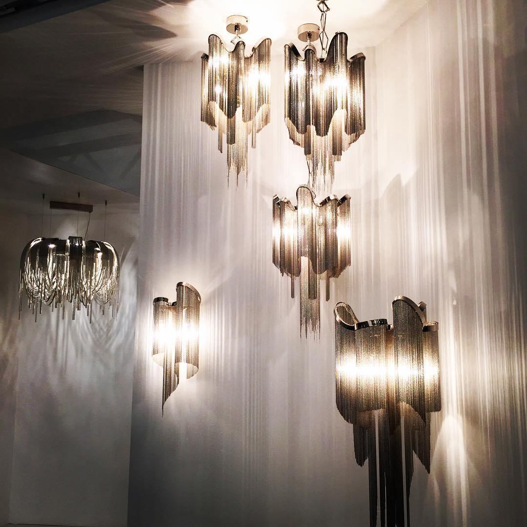 Stream Chain Chandelier-Chandelier-Briglighting