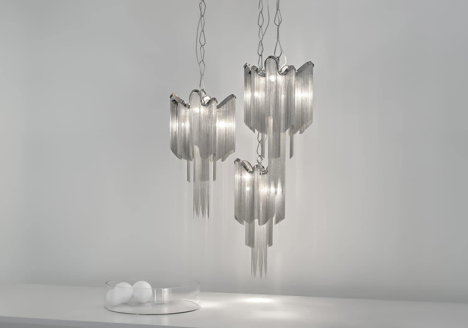 Stream Chain Chandelier-Chandelier-Briglighting