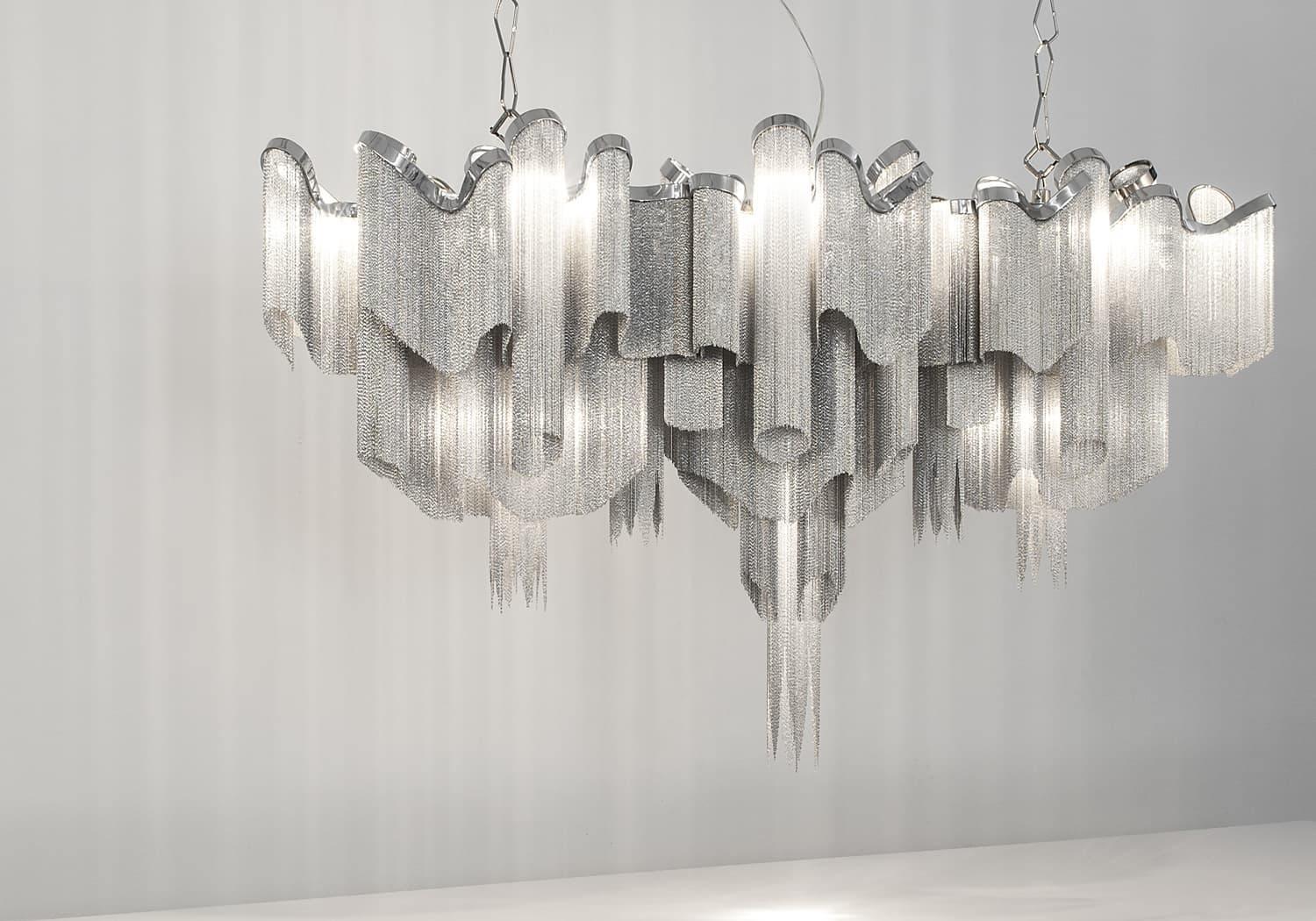 Stream Chain Chandelier-Chandelier-Briglighting