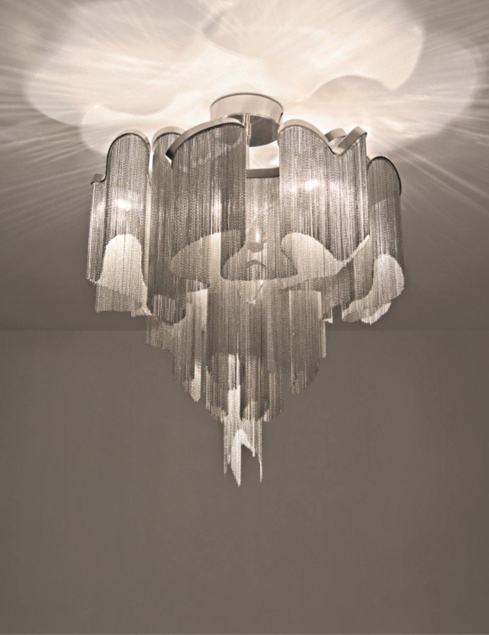 Stream Chain Chandelier-Chandelier-Briglighting