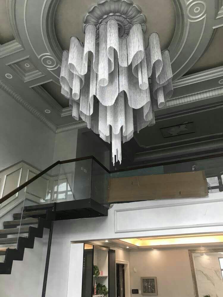Stream Chain Chandelier-Chandelier-Briglighting