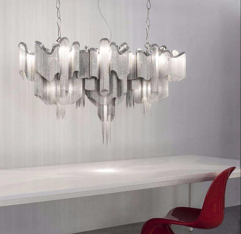 Stream Chain Chandelier-Chandelier-Briglighting