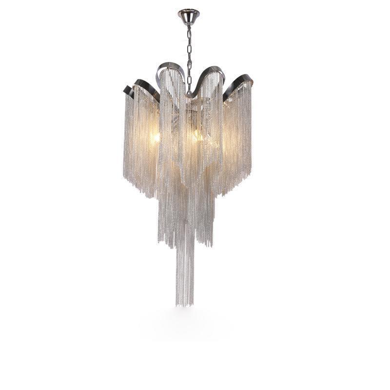 Stream Chain Chandelier-Chandelier-Briglighting