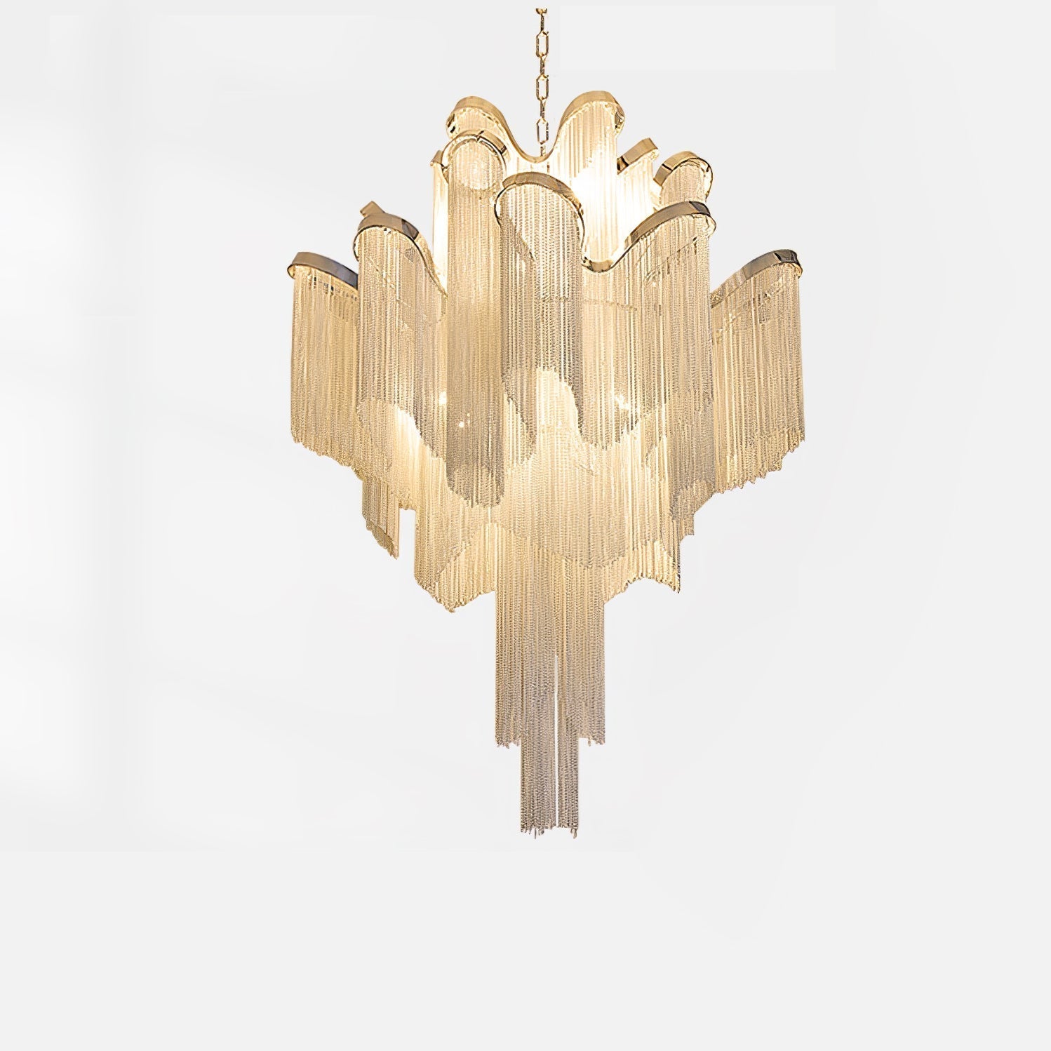 Stream Chain Chandelier-Chandelier-Briglighting