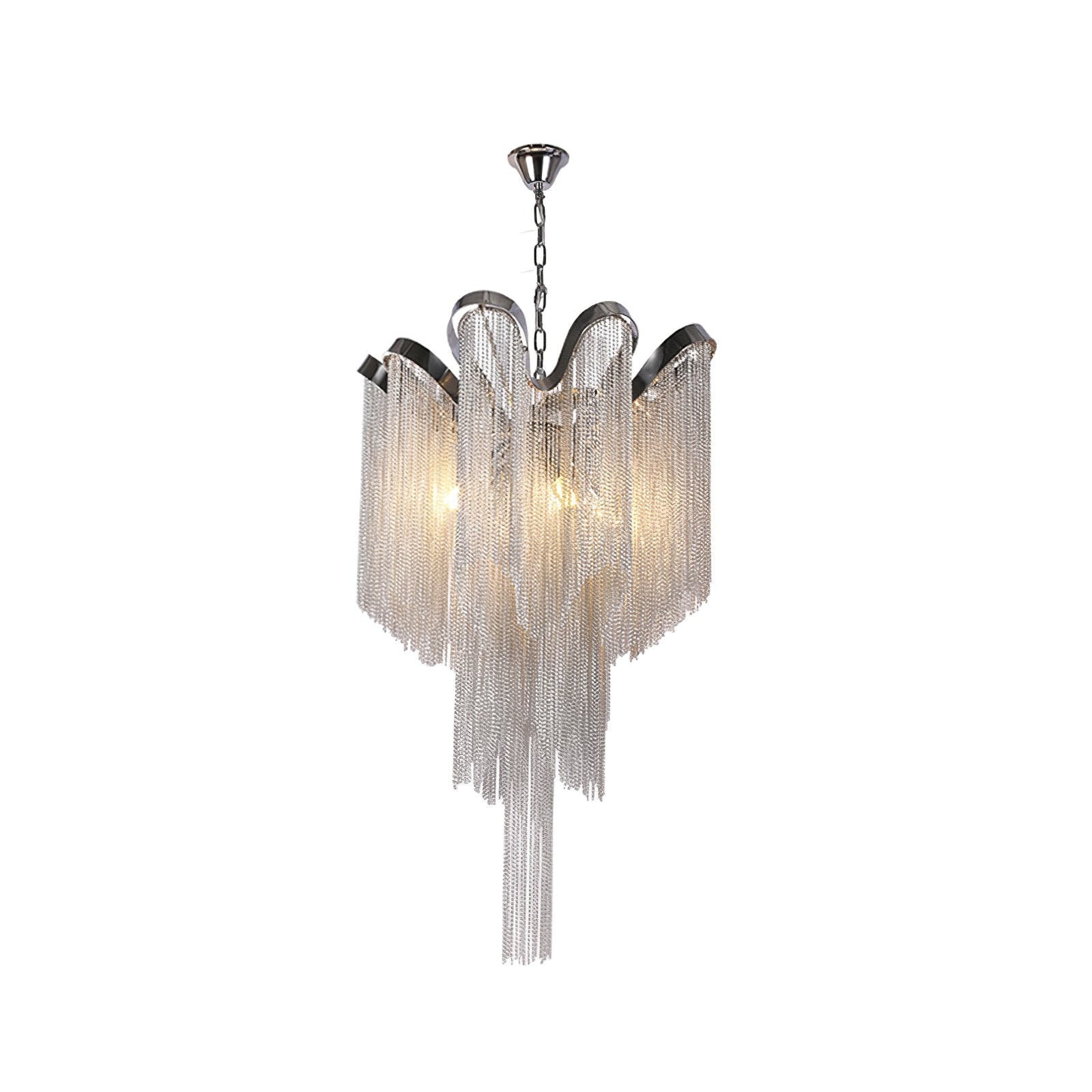 Stream Chain Chandelier-Chandelier-Briglighting