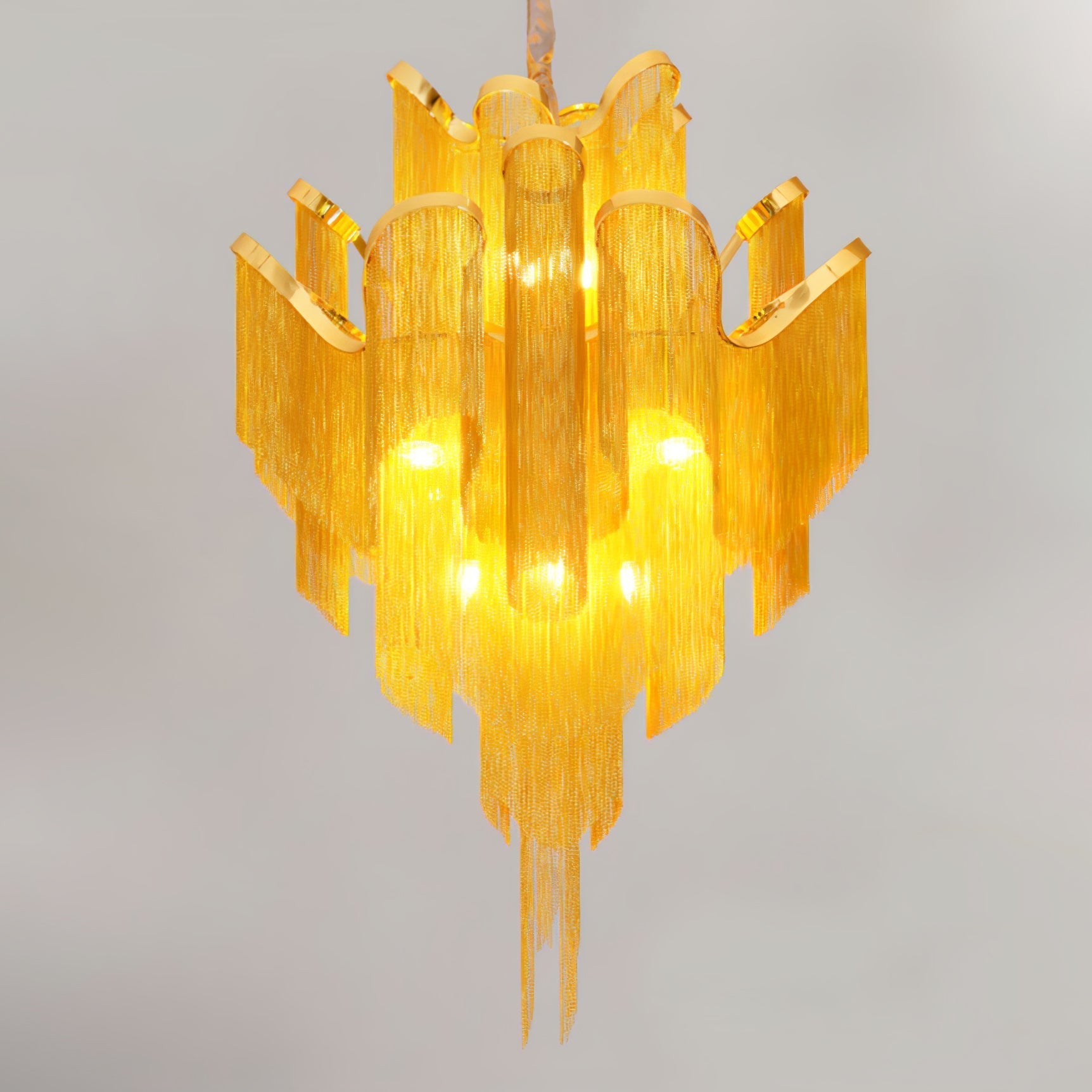 Stream Chain Chandelier-Chandelier-Briglighting