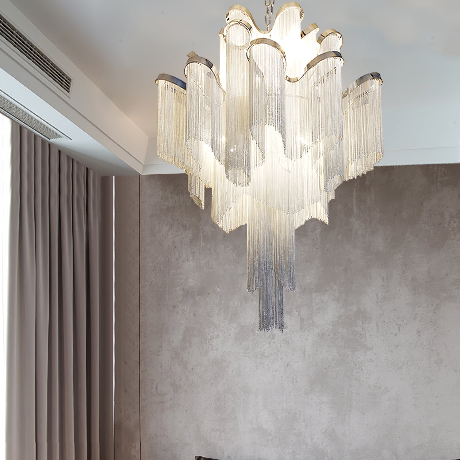 Stream Chain Chandelier-Chandelier-Briglighting